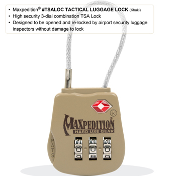 Maxpedition Tactical Luggage Lock 2