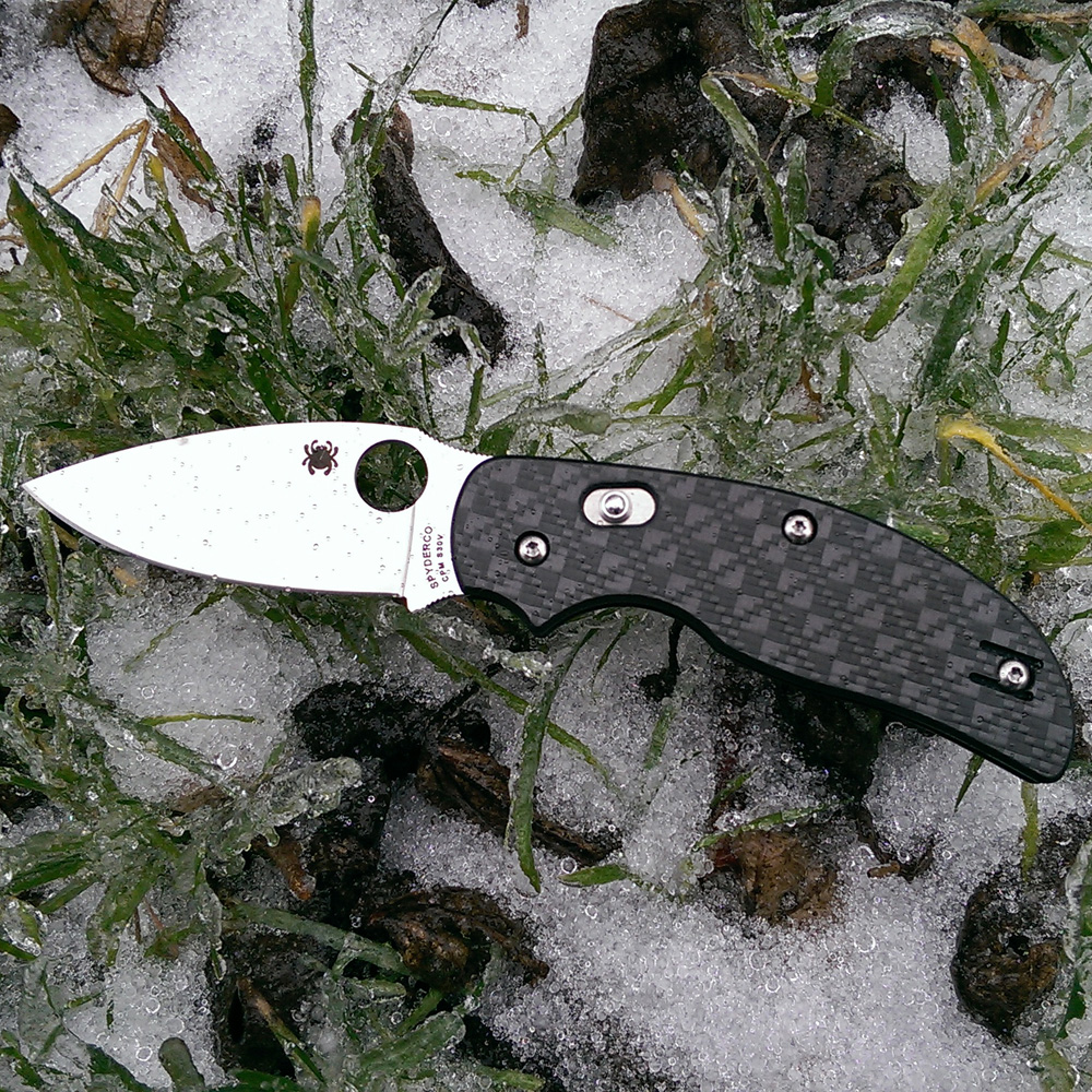 Spyderco Sage 3 Bolt Action Carbon Fiber  11