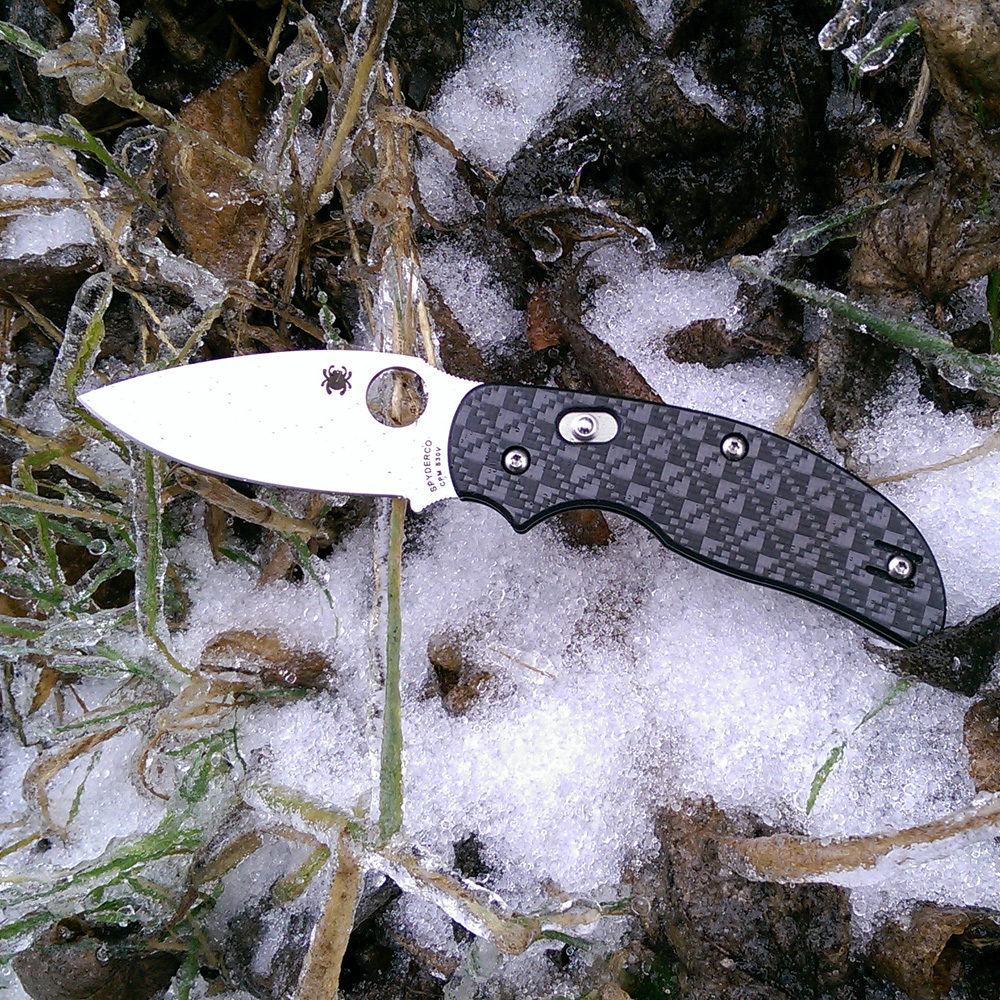 Spyderco Sage 3 Bolt Action Carbon Fiber  12
