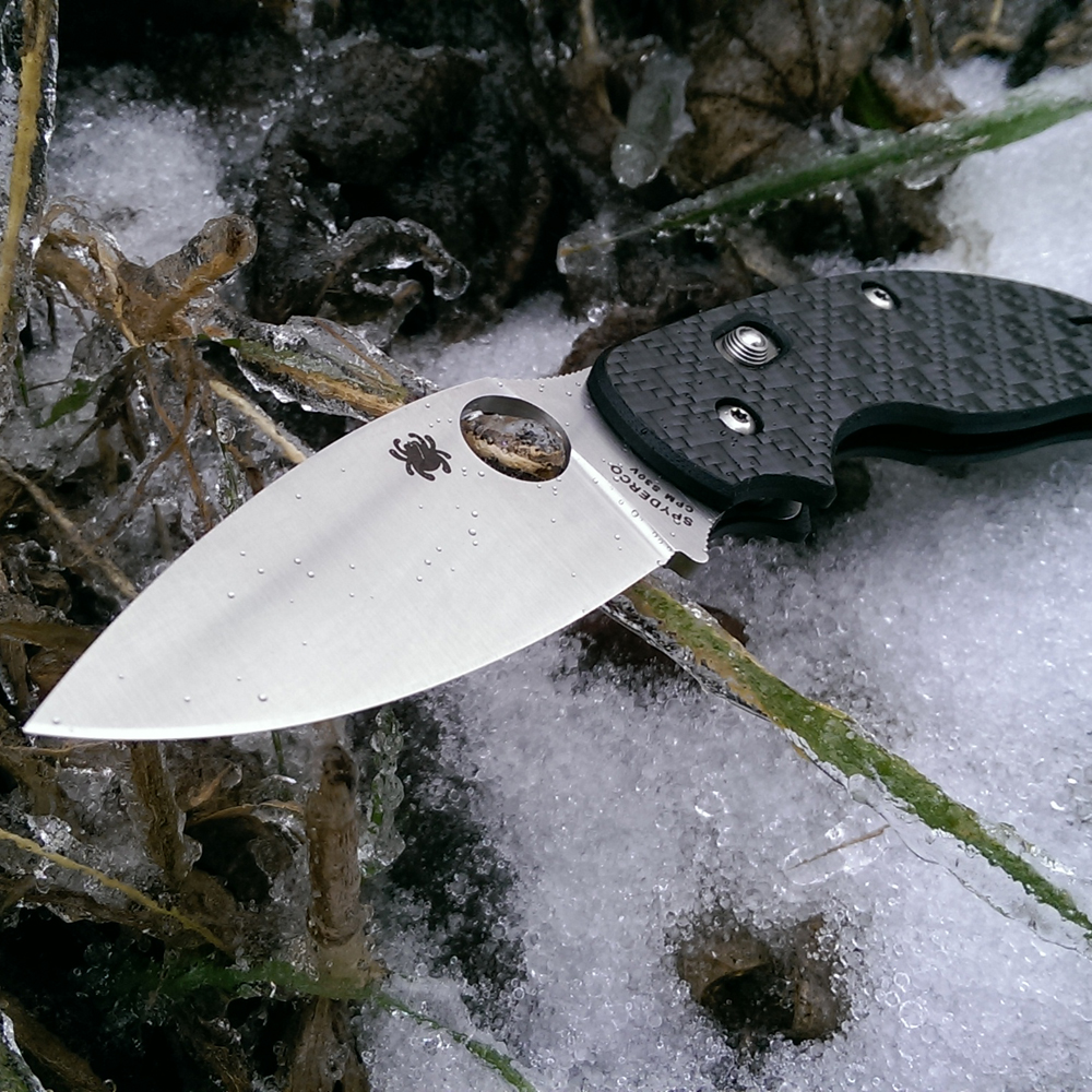 Spyderco Sage 3 Bolt Action Carbon Fiber  13