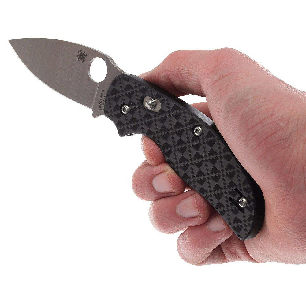 Spyderco Sage 3 Bolt Action Carbon Fiber  6