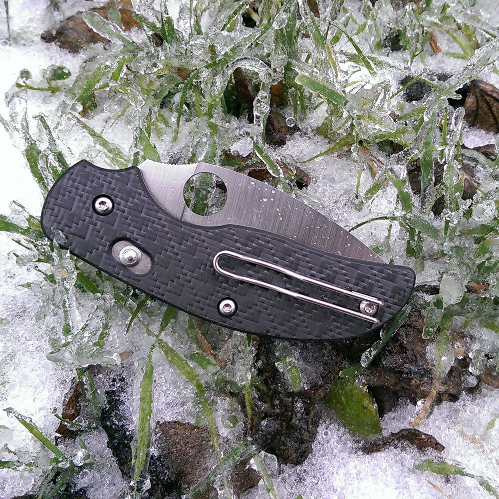 Spyderco Sage 3 Bolt Action Carbon Fiber  8