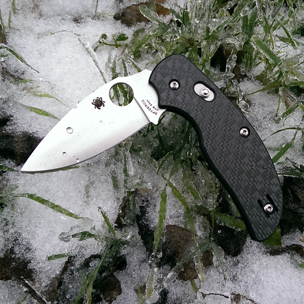 Spyderco Sage 3 Bolt Action Carbon Fiber  9