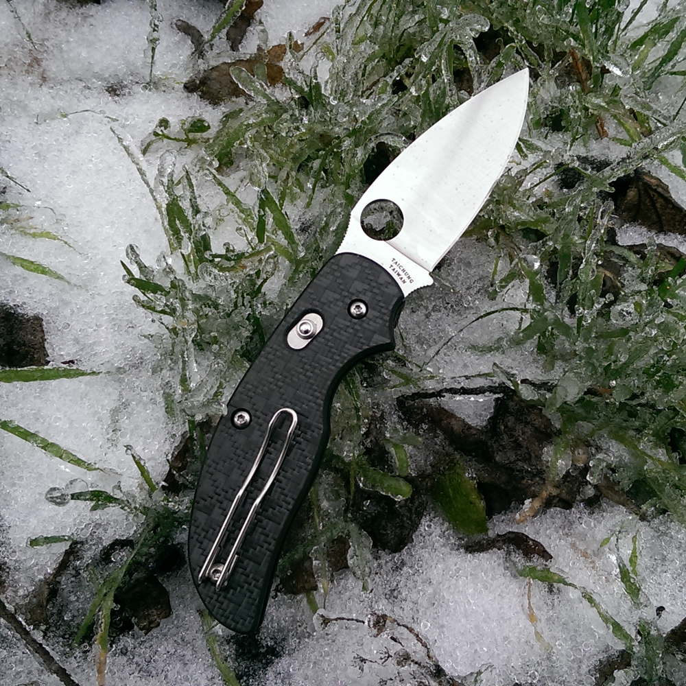 Spyderco Sage 3 Bolt Action Carbon Fiber  10