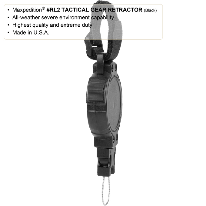 Maxpedition Tactical Gear Retractor - Large - Strap RL2 3