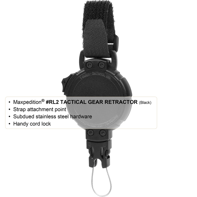 Maxpedition Tactical Gear Retractor - Large - Strap RL2 4