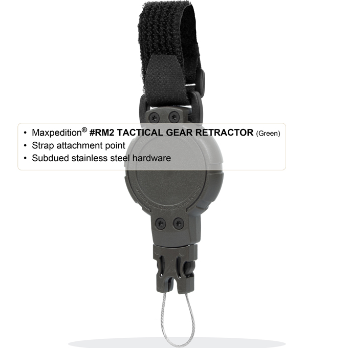 Maxpedition Tactical Gear Retractor - Medium - Strap RM2 4