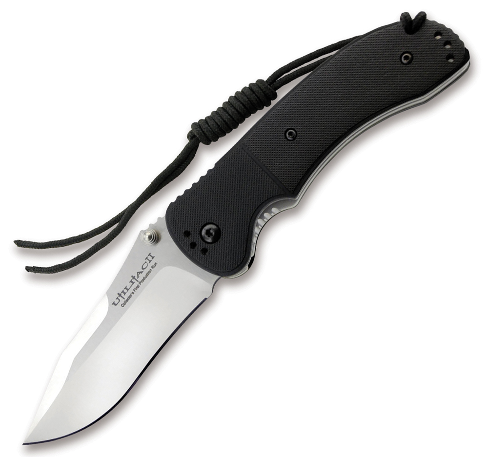 Ontario JPT-3R Drop Point - BLK Round Handle  1