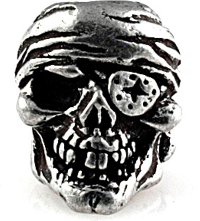 Schmuckatelli Skull Bead Pewter 6