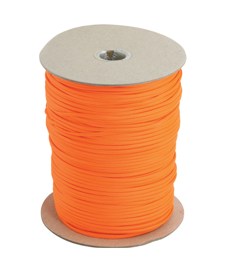 Оранжев Паракорд Parachute cord (PARACORD550) 1 m 1