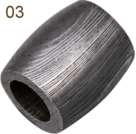 Grindworx Damascus Barrel Beads 2