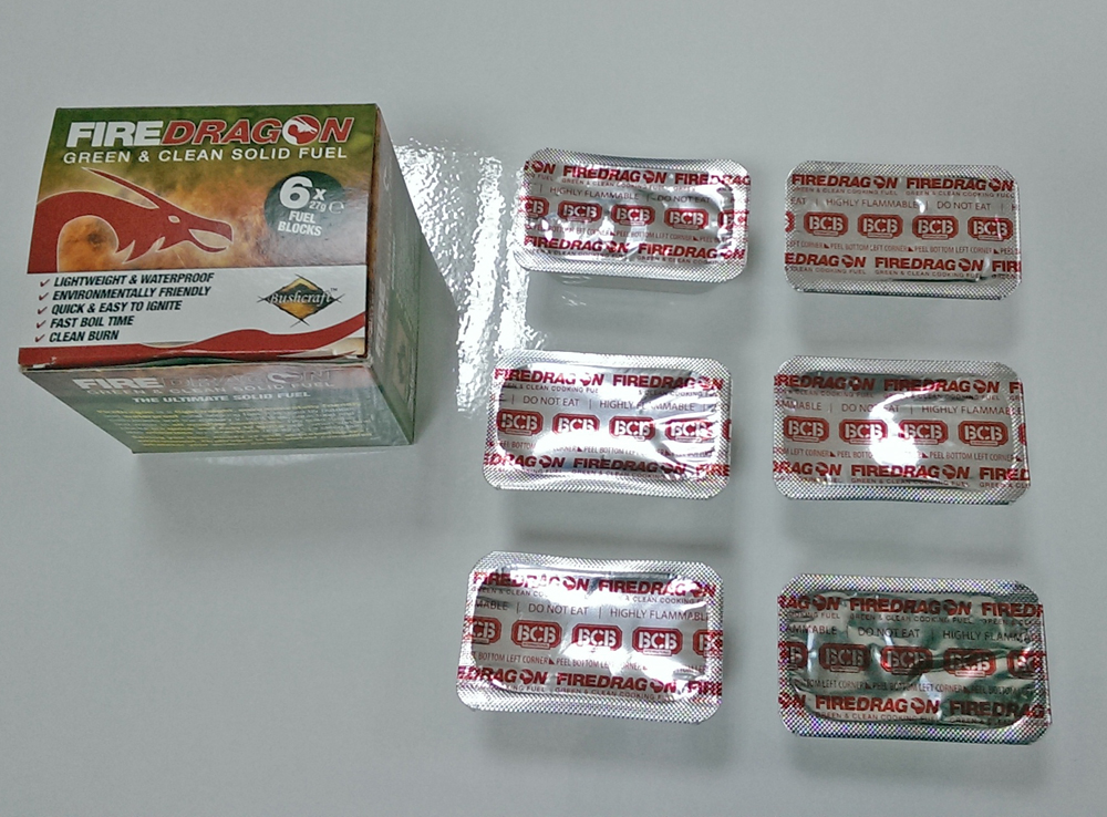 Таблетки BCB FireDragon Solid Fuel 4