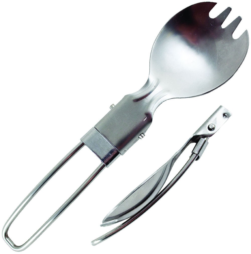 Сгъваем прибор BCB FOLDING SPORK SS 1