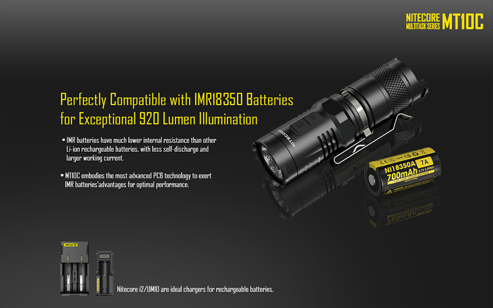 Фенер Nitecore MT10C Flashlight  10