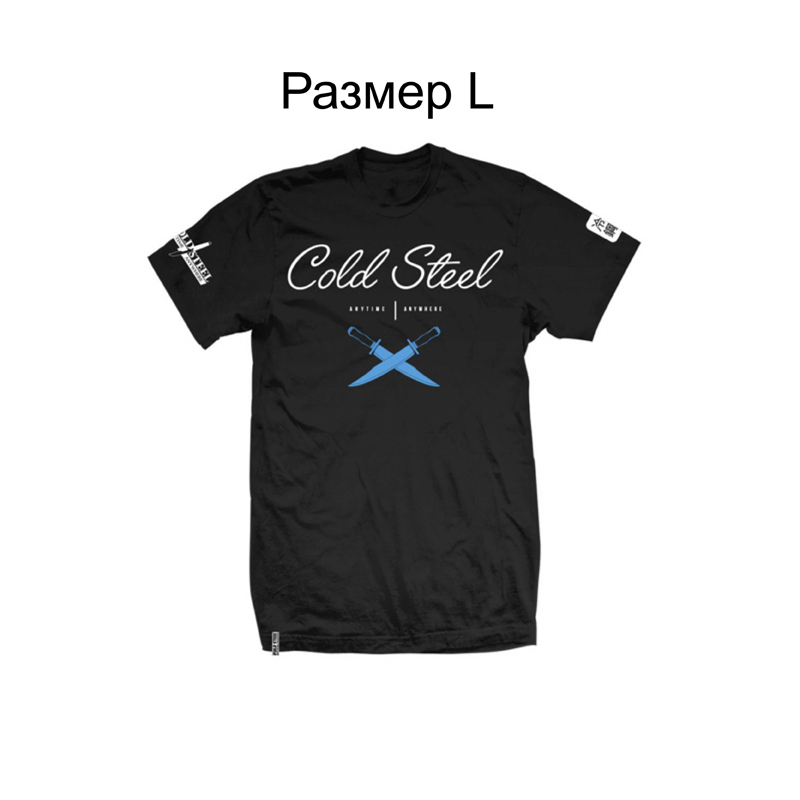 Тениска Cold Steel Cursive Black Tee Shirt  3
