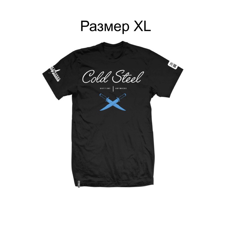 Тениска Cold Steel Cursive Black Tee Shirt  2