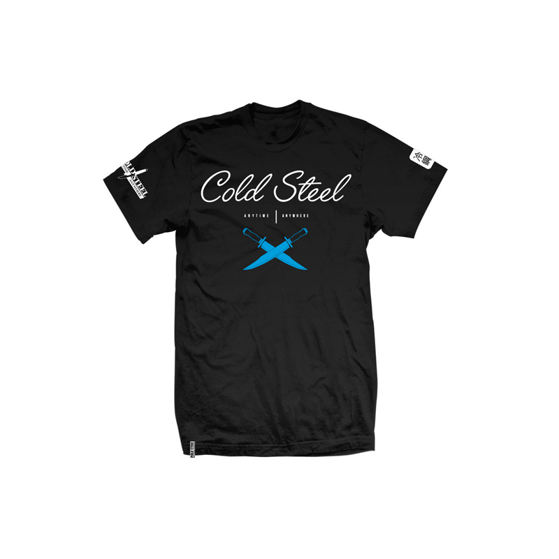 Тениска Cold Steel Cursive Black Tee Shirt  1