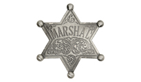 Значка Old West Marshal Badge