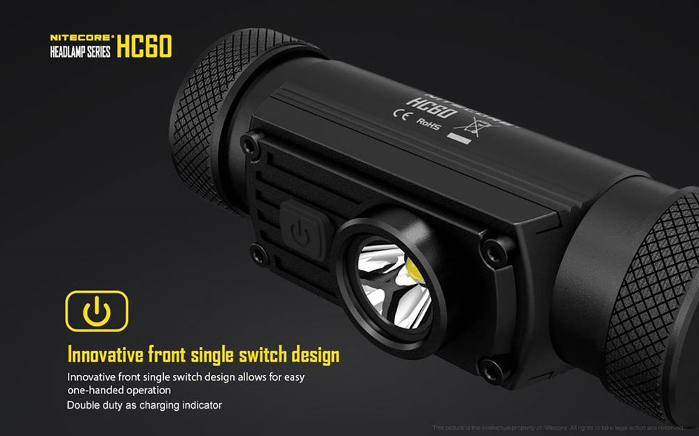 Челна лампа Nitecore HC60 10