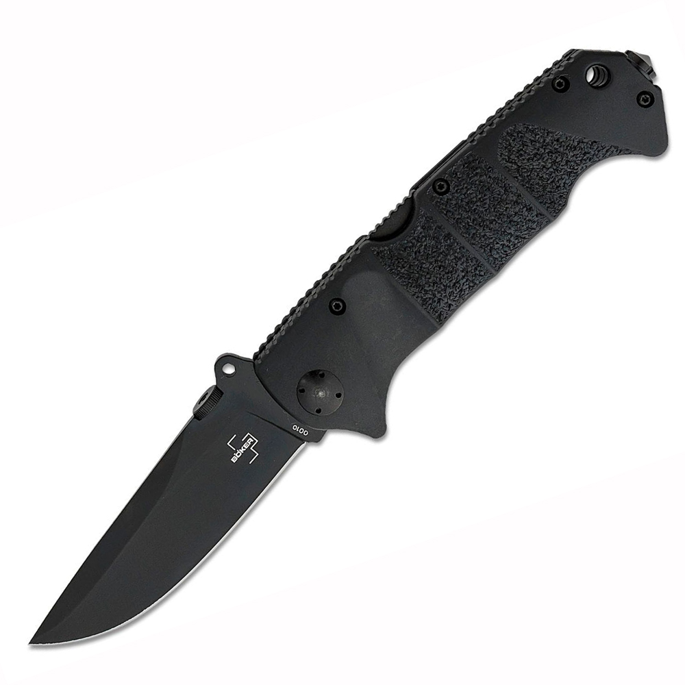 Boker Plus RBB 2.0 D2 Black Clip Point Black Zytel 01BO496 1