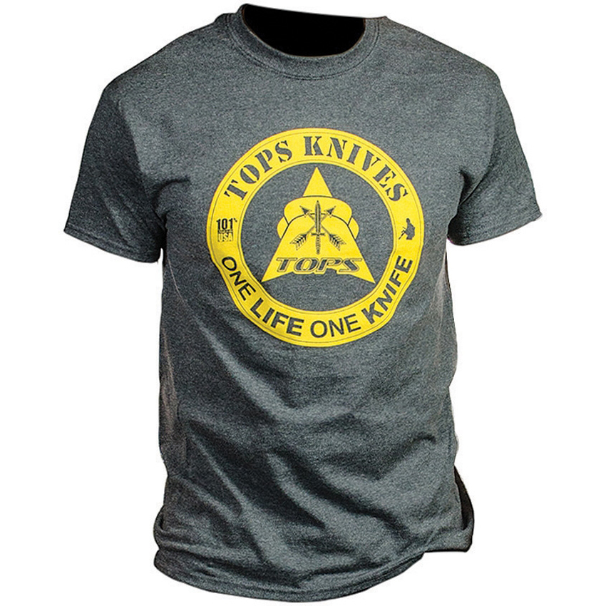 Тениска TOPS T-Shirt One Life Dark Heather 1