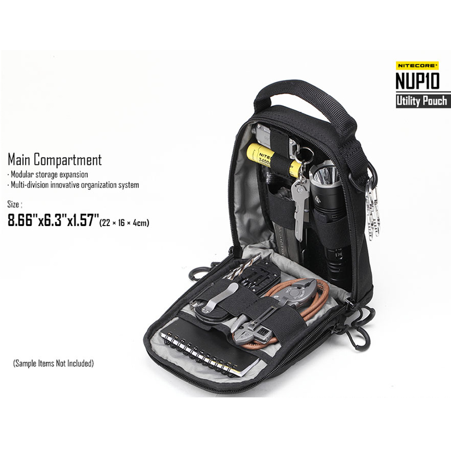 Nitecore Utility Pouch with Rubber or Fabric 7