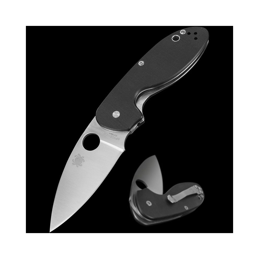 Spyderco Efficient Plain G10 Black 2
