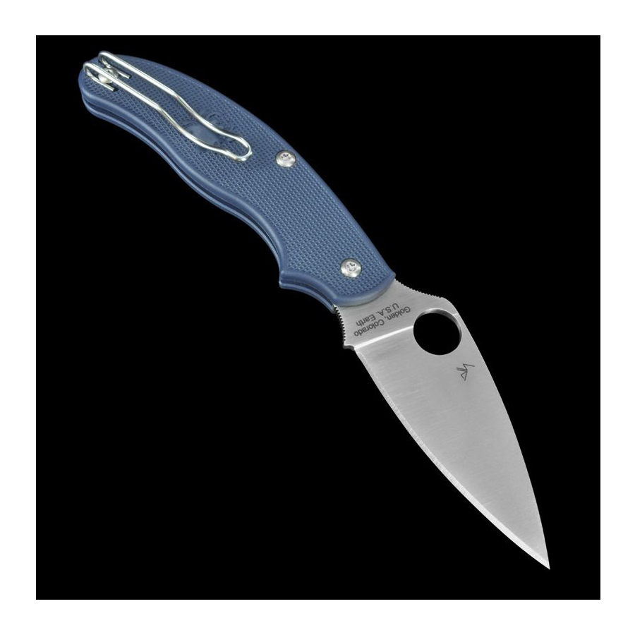 Spyderco UK Penknife Lightweight Dark Blue CPM S110V 8