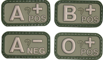 Гумена емблема кръвна група