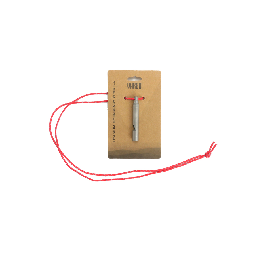 Vargo Titanium Emergency Whistle 2
