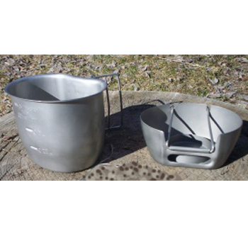 BCB Система за готвене от неръждаема стомана Crusader Cooker 1