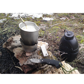 BCB Система за готвене от неръждаема стомана Crusader Cooker 6