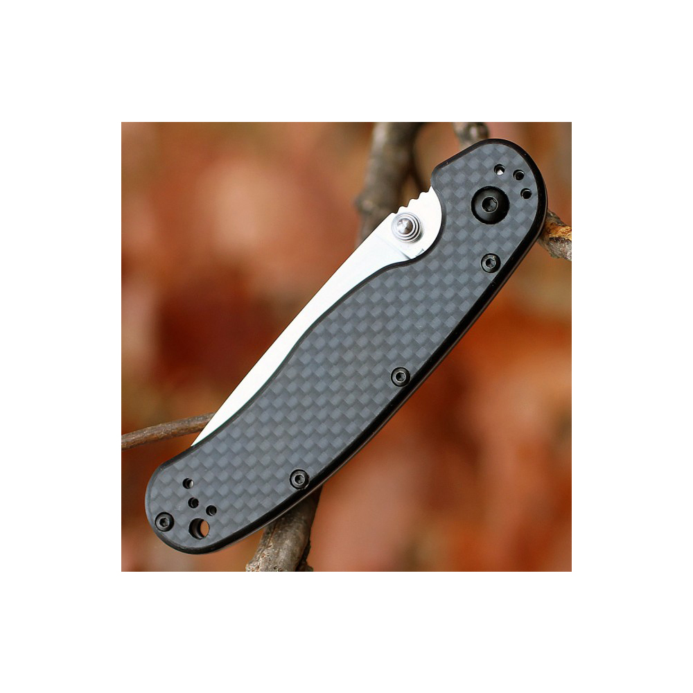 Ontario RAT 2 Linerlock D2 CF 8832 5