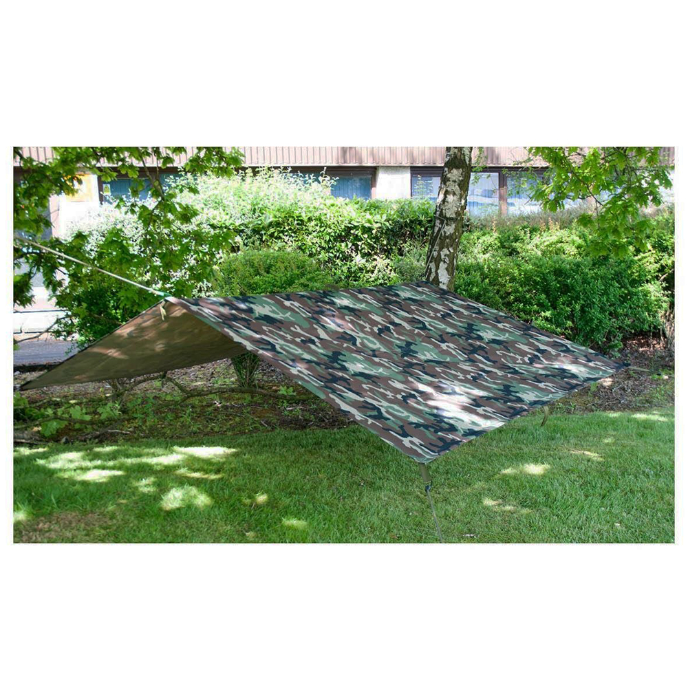 Камуфлажно платнище Mil-Tec Woodland Tarpaulin 2