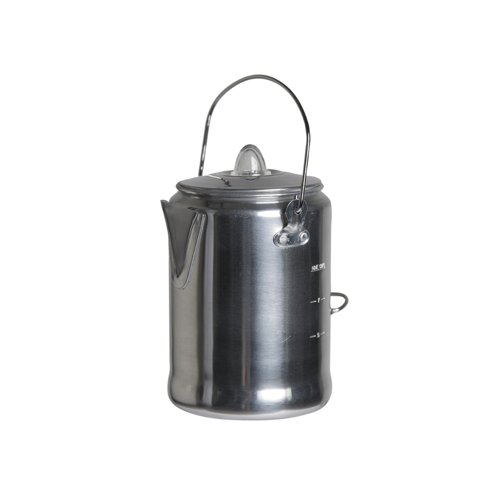Кафеварка Mil-Tec Aluminium Coffeepot with Percolator (9 cups) 1