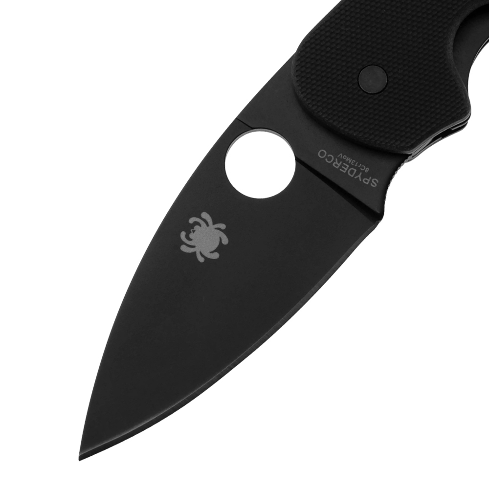 Spyderco Efficient Plain G10 Black C216GPBBK 3