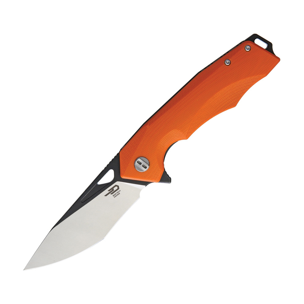 Bestech Knives Toucan Linerlock Orange Black 14D2 1