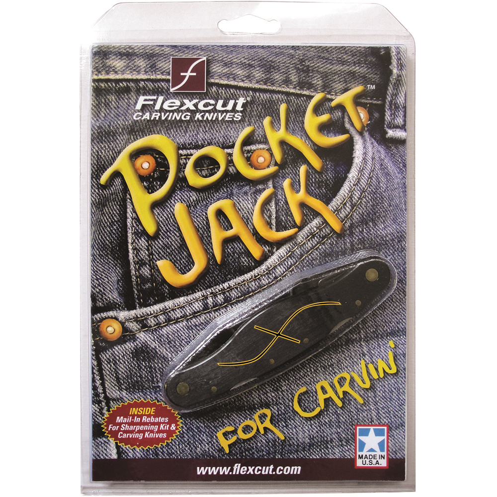 Дърворезбарски мултитул Flexcut Pocket Jack for Carvin  2