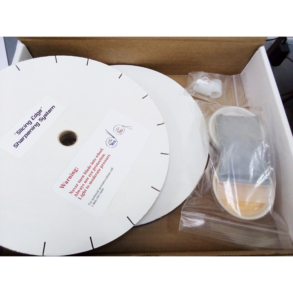 Комплект заточваща и полираща шайби Slicing Edge Sharpening System CW1 2