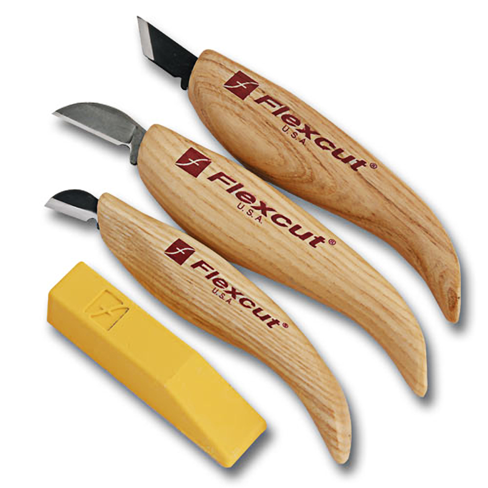 Дърворезбарски комплект Flexcut KN115 Chip Carving Set 1