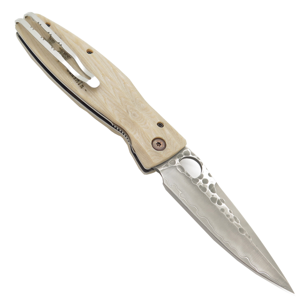 Mcusta MC-185G Sengoku Uesugi Kenshin SPG2 San Mai White Micarta 2