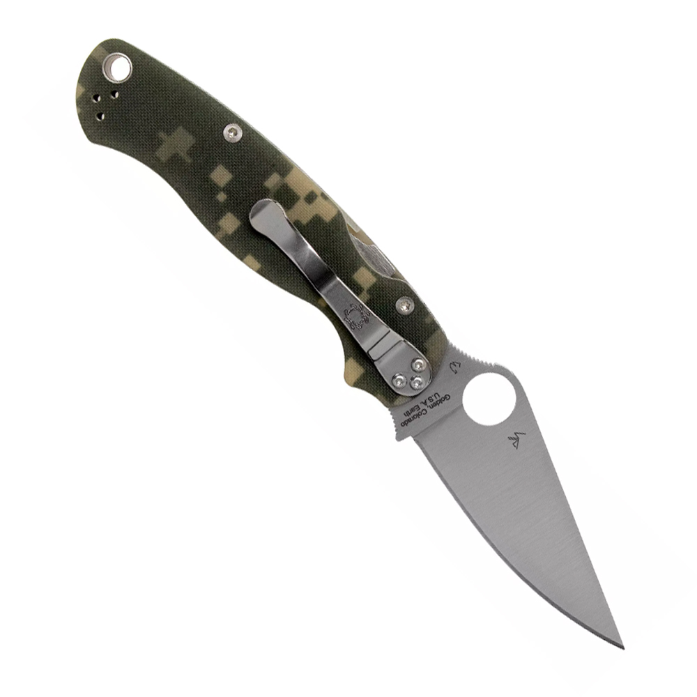 Spyderco Para Military 2 G-10 Digital Camo 2