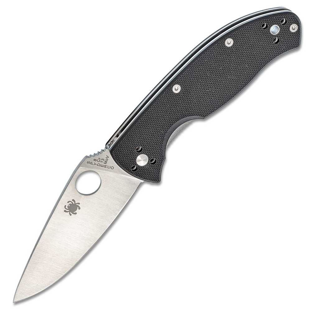 Spyderco Tenacious Black G10 Plain 2