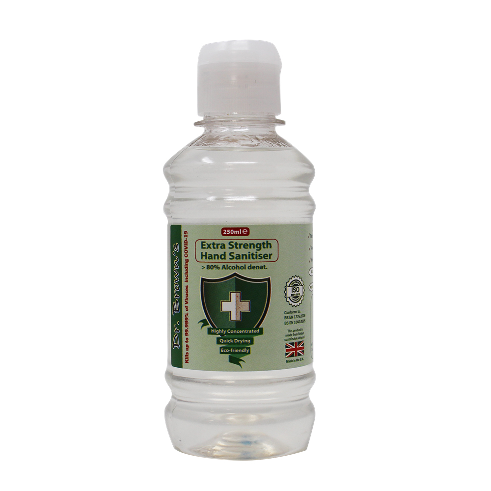 BCB гел дезинфектант Dr. Brown's Hand Sanitiser 250ml 1