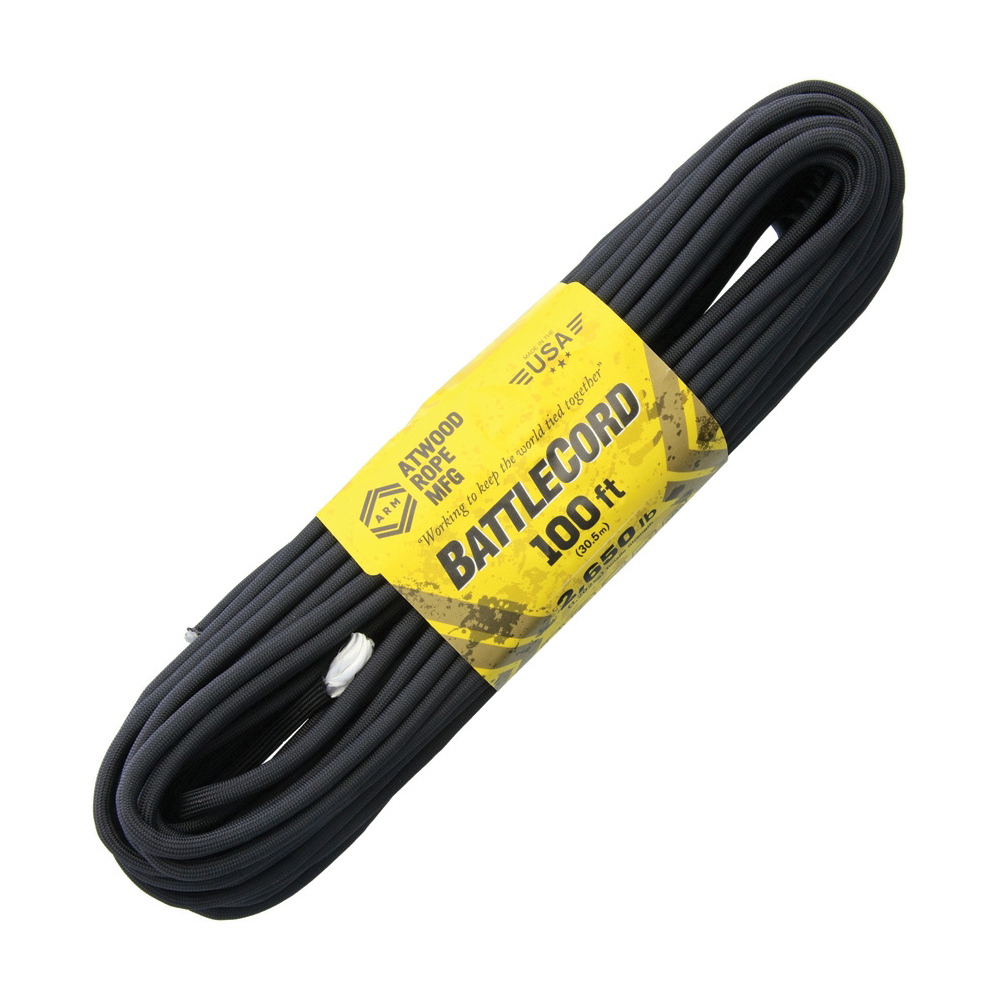 Паракорд Atwood Rope MFG BattleCord Black 100 ft 1