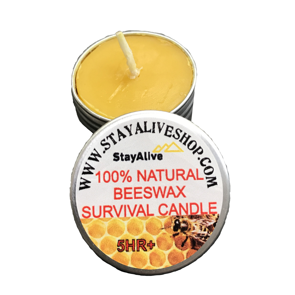 Восъчна свещ - Survival Beeswax Candle 1