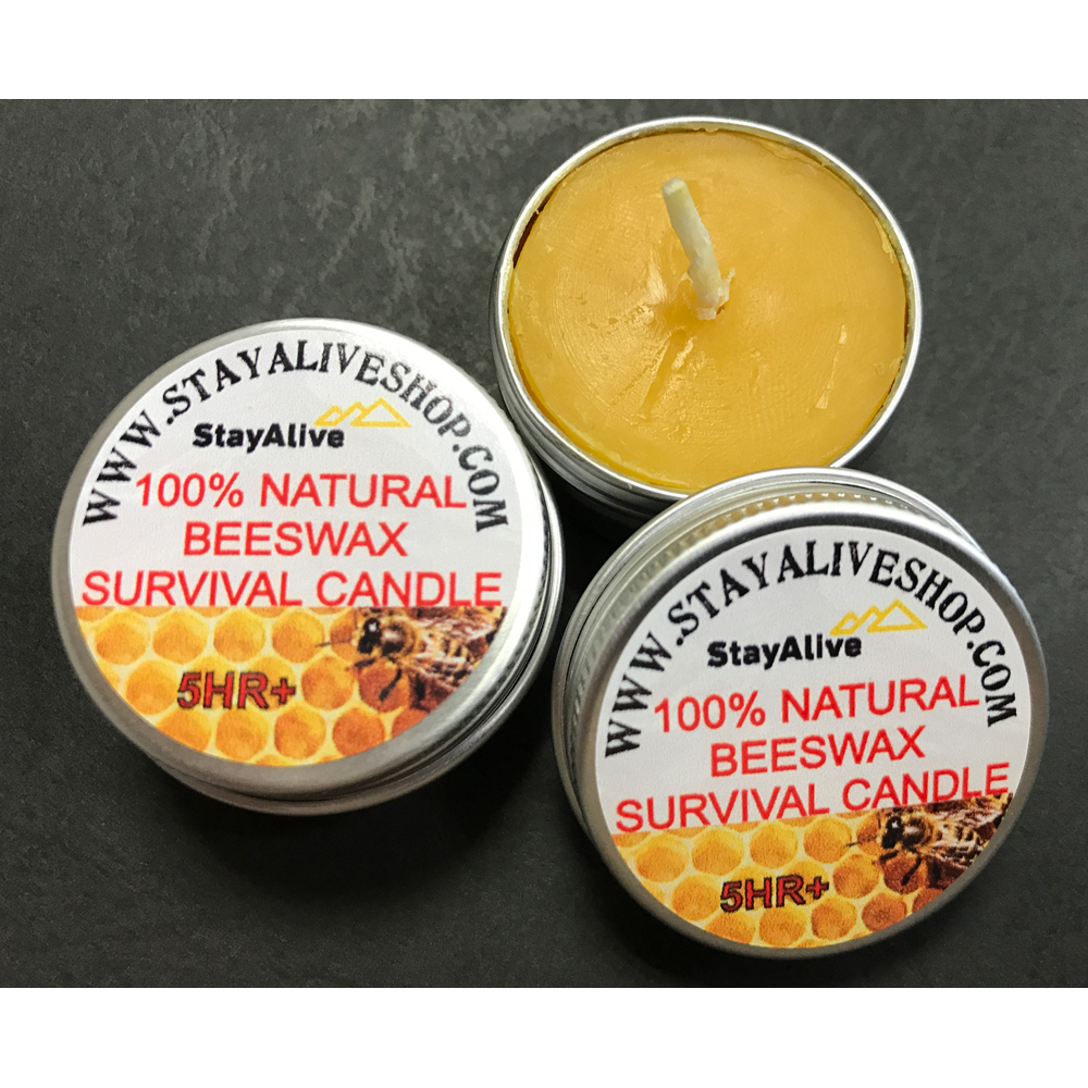 Восъчна свещ - Survival Beeswax Candle 2