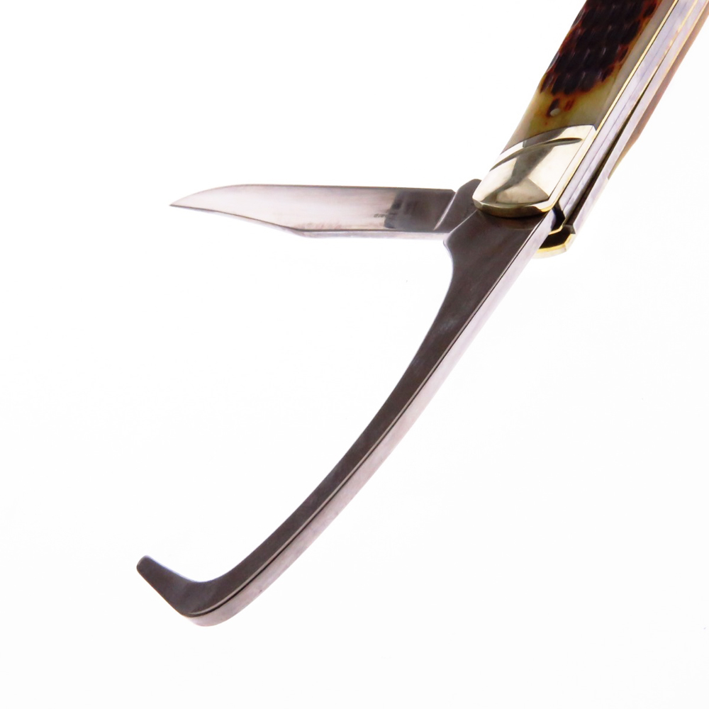 Rough Rider 1971 Equestrian Trapper Amber Bone 4