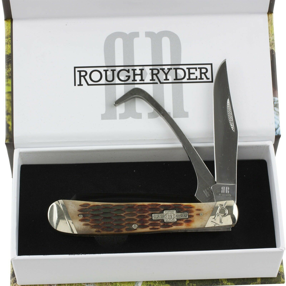Rough Rider 1971 Equestrian Trapper Amber Bone 5