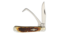 Rough Rider 1971 Equestrian Trapper Amber Bone